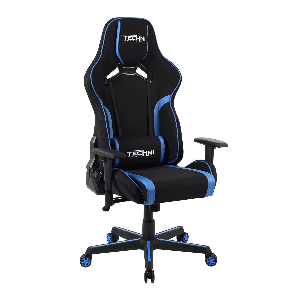 Techni Sport TSF-71 Blue Fabric and PU Office-PC Gaming Chair RTA-TSF71-BL #color_blue