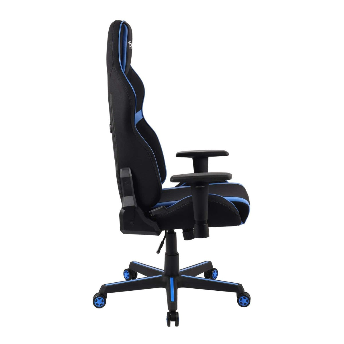 Techni Sport TSF-71 Blue Fabric and PU Office-PC Gaming Chair RTA-TSF71-BL Side #color_blue