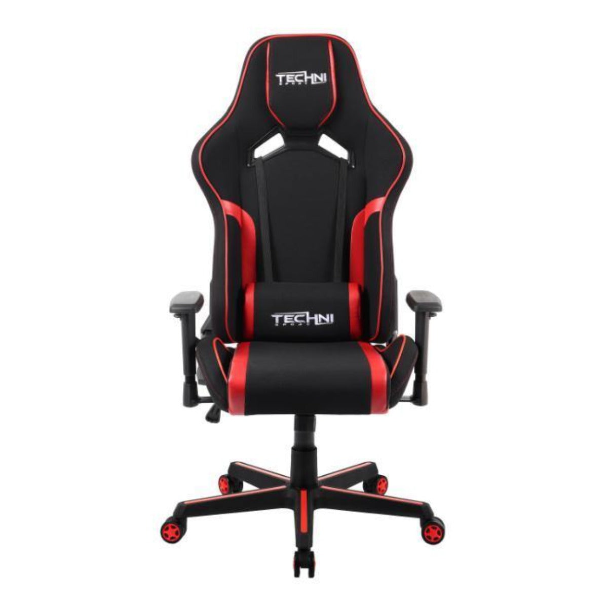 Techni Sport TSF-71 Red Fabric and PU Office-PC Gaming Chair RTA-TSF71-RED #color_red