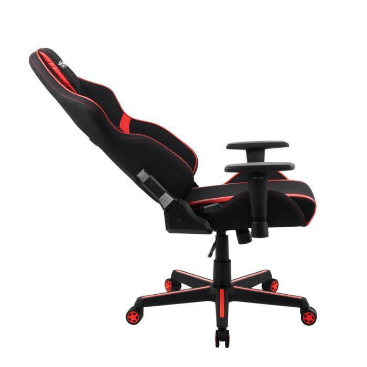Techni Sport TSF-71 Red Fabric and PU Office-PC Gaming Chair RTA-TSF71-RED Reclined #color_red