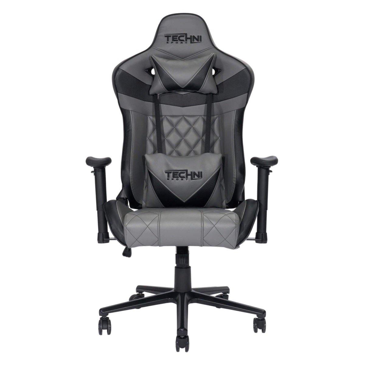 Techni Sport XL Gray Ergonomic Gaming Chair RTA-TSXL3-GRY