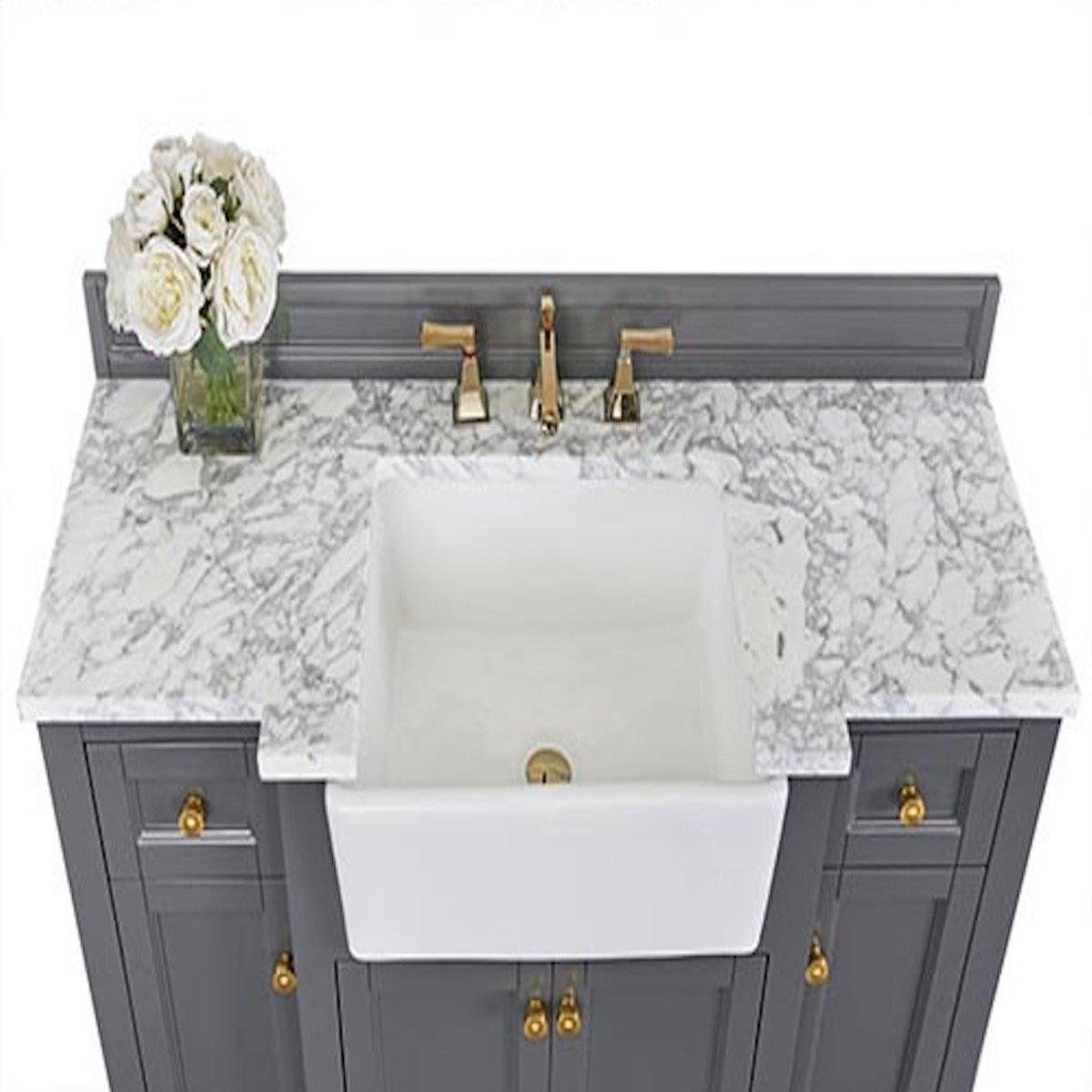 Ancerre Designs Adeline 48 Inch Sapphire Gray Single Vanity Top