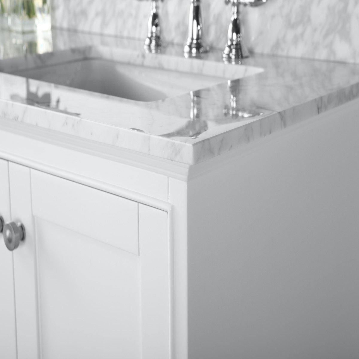 Ancerre Designs Audrey 72 Inch White Double Vanity Counter