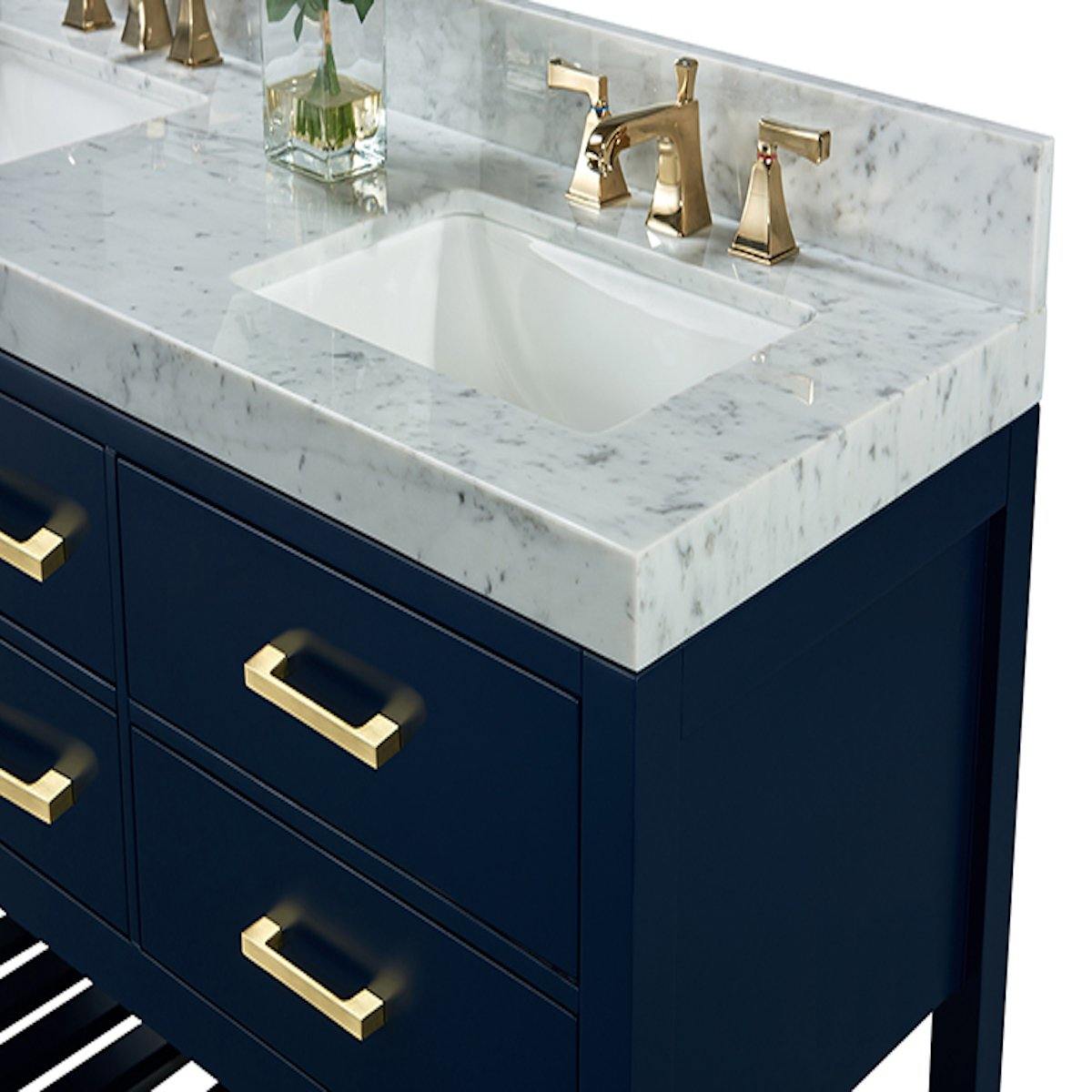 Ancerre Designs Elizabeth 48 Inch Heritage Blue Single Vanity Counter