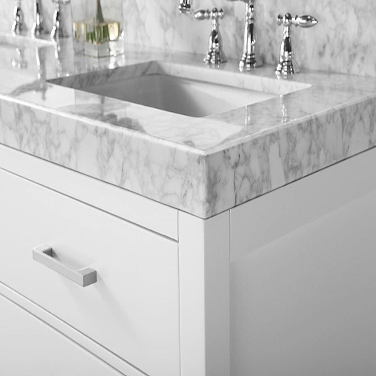 Ancerre Designs Elizabeth 60 Inch White Double Vanity Counter