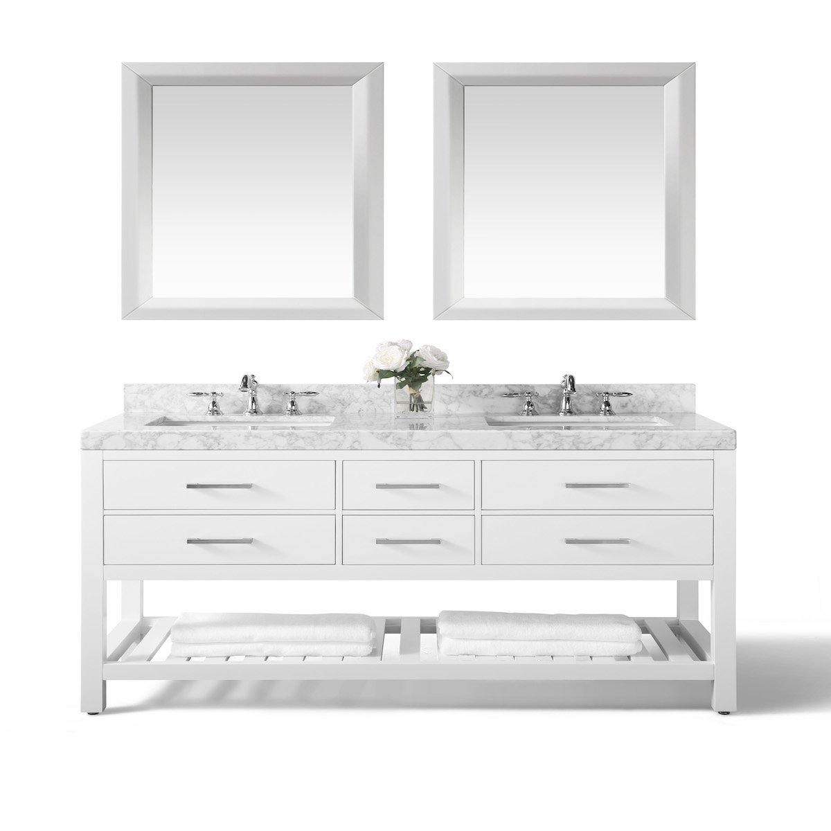 Ancerre Designs Elizabeth 60 Inch White Double Vanity